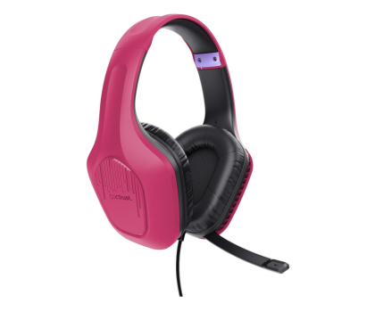 Słuchawki przewodowe Trust GXT415 ZIROX (różowy)